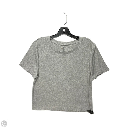 Top Short Sleeve Basic By Gap In Grey, Size: Xl