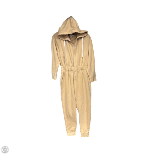 Jumpsuit By Clothes Mentor In Tan, Size: Sp