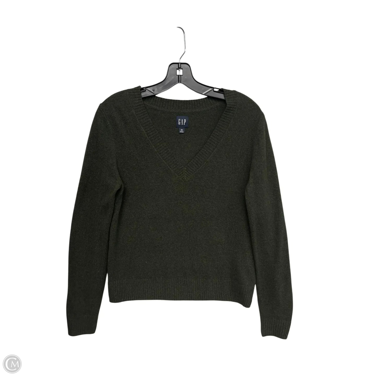 Sweater By Gap In Green, Size: Xs