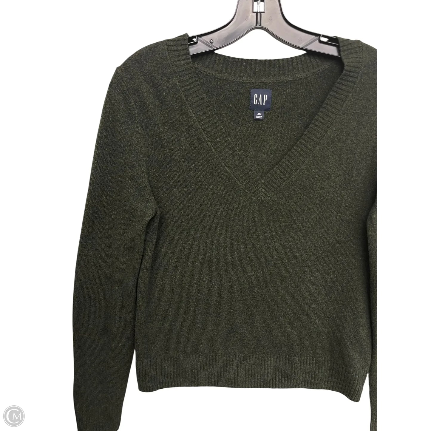 Sweater By Gap In Green, Size: Xs