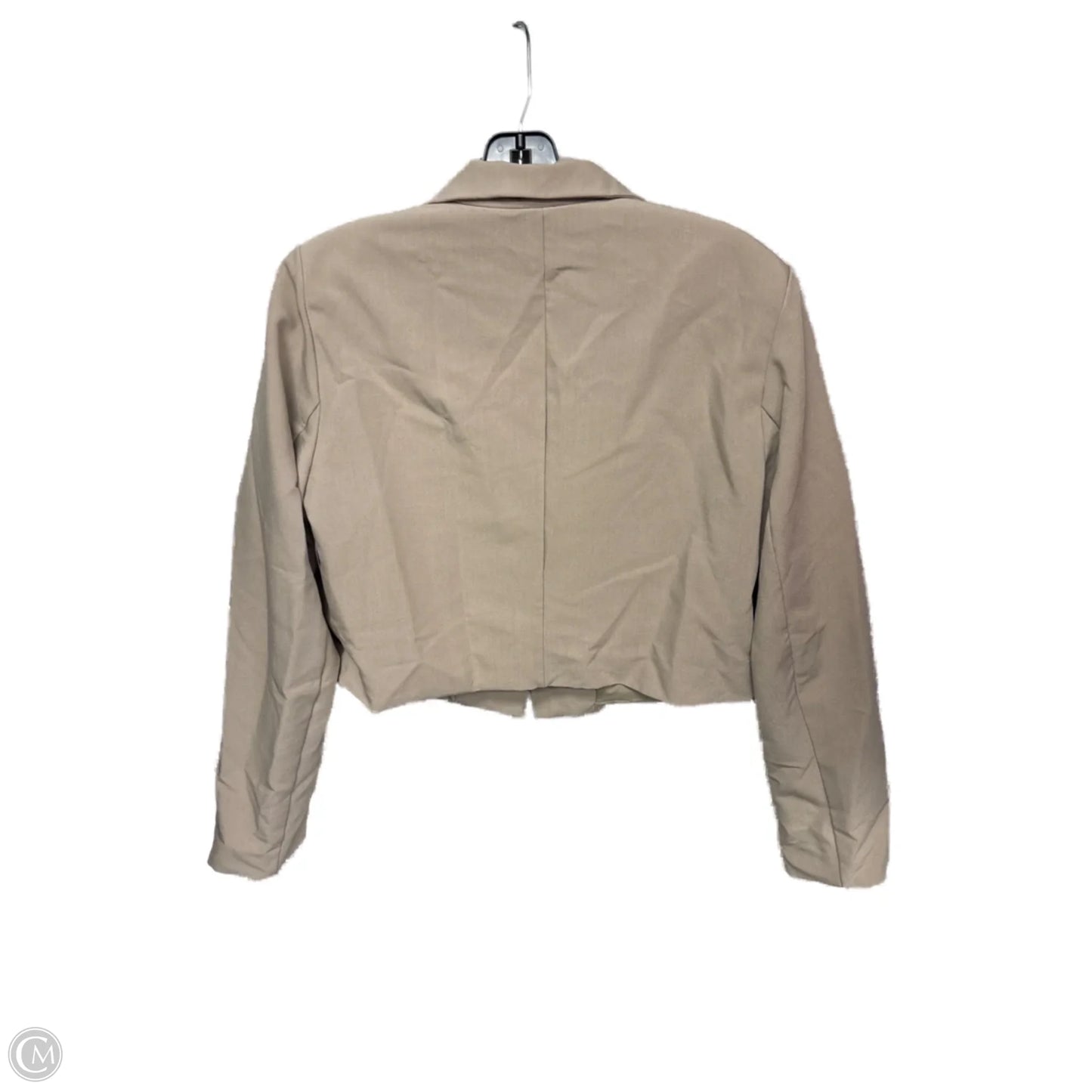 Blazer By Clothes Mentor In Cream, Size: L