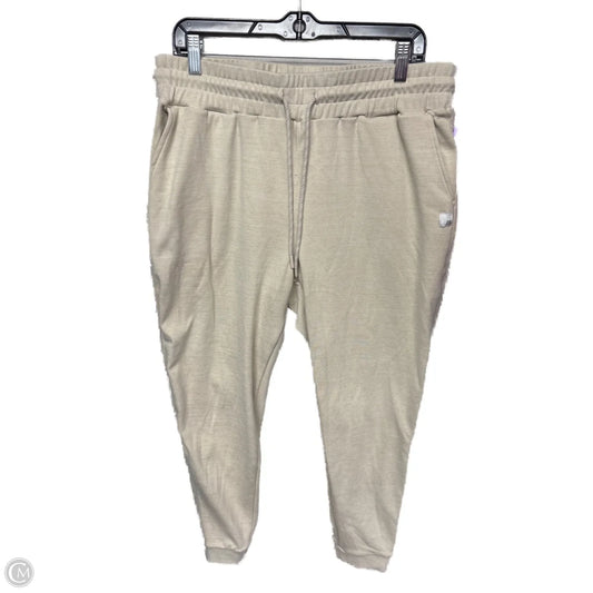 Athletic Pants By Avalanche In Cream, Size: Xl