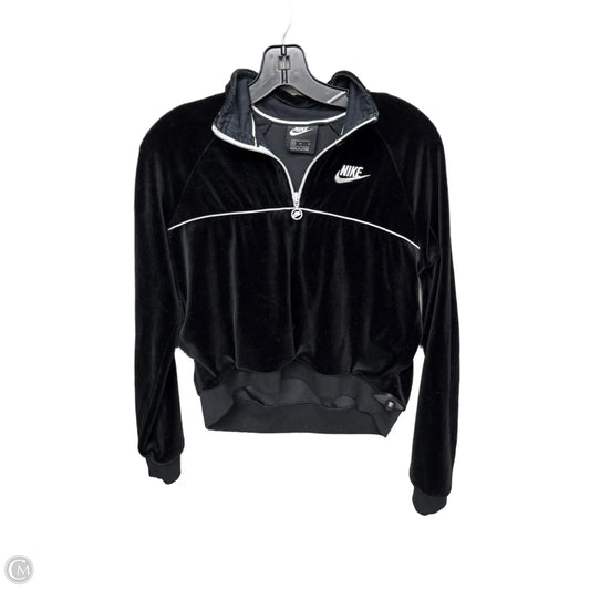 Athletic Sweatshirt Hoodie By Nike Apparel In Black, Size: M
