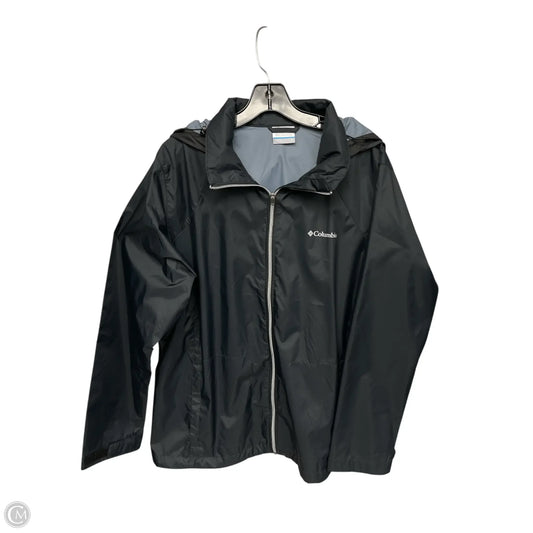 Jacket Windbreaker By Columbia In Black, Size: 1x