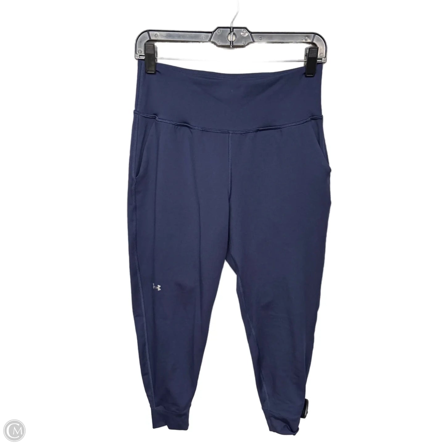 Athletic Pants By Under Armour In Navy, Size: M