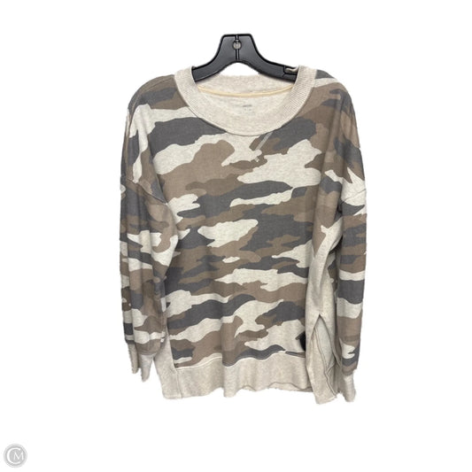 Sweater By Aerie In Cream & Grey, Size: M