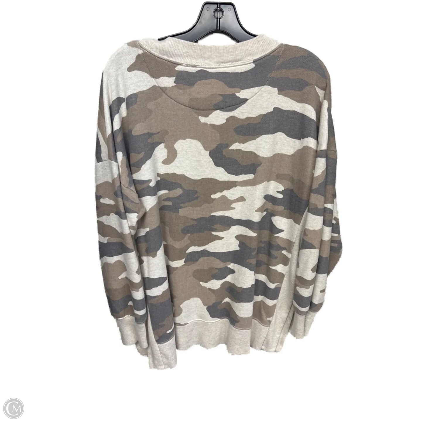 Sweater By Aerie In Cream & Grey, Size: M