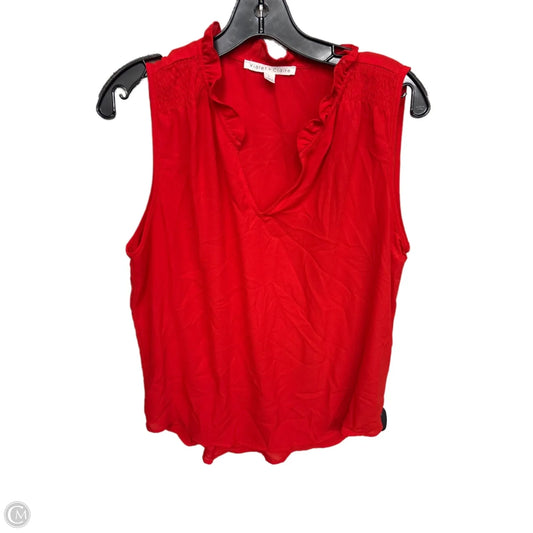 Top Sleeveless By Violet And Claire In Red, Size: L