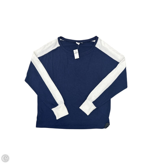 Sweater By Gap In Blue & White, Size: M