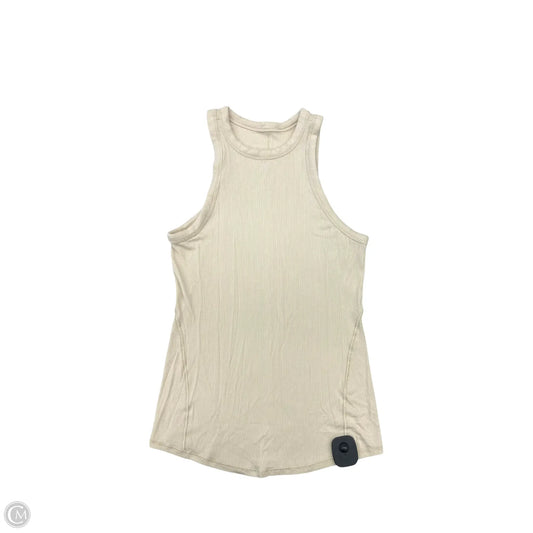 Athletic Tank Top By Lululemon In Cream, Size: S