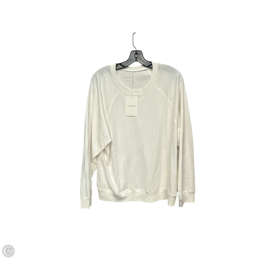 Top Long Sleeve By Everlane In White, Size: Xl