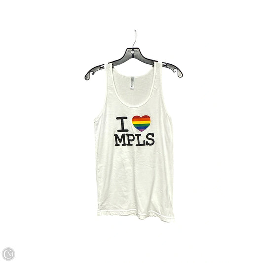 Tank Top By Clothes Mentor In White, Size: S