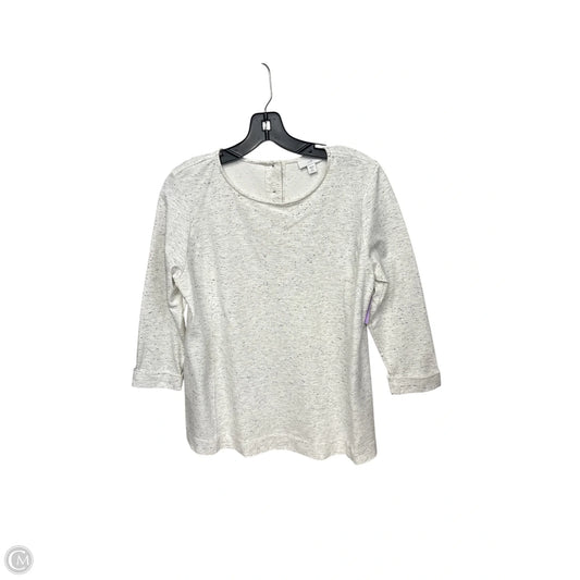 Top Long Sleeve By J. Jill In Grey, Size: M