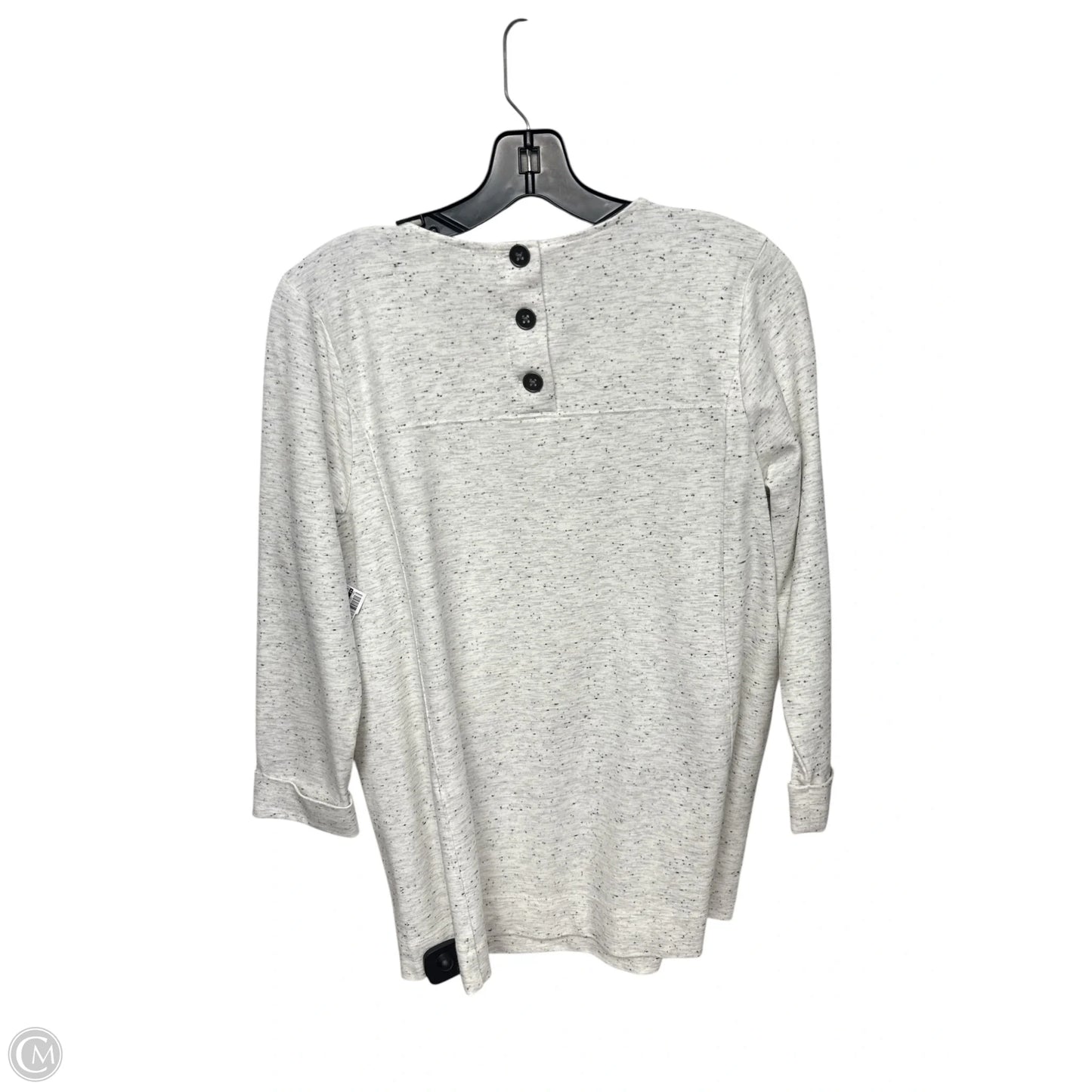 Top Long Sleeve By J. Jill In Grey, Size: M