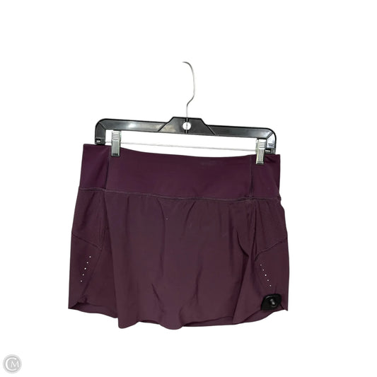 Athletic Skort By Athleta In Purple, Size: M