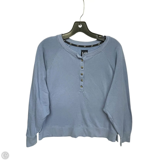 Sweater By Gap In Blue, Size: Xl