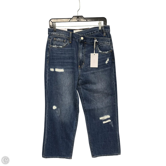 Jeans Straight By Vervet In Blue Denim, Size: 28