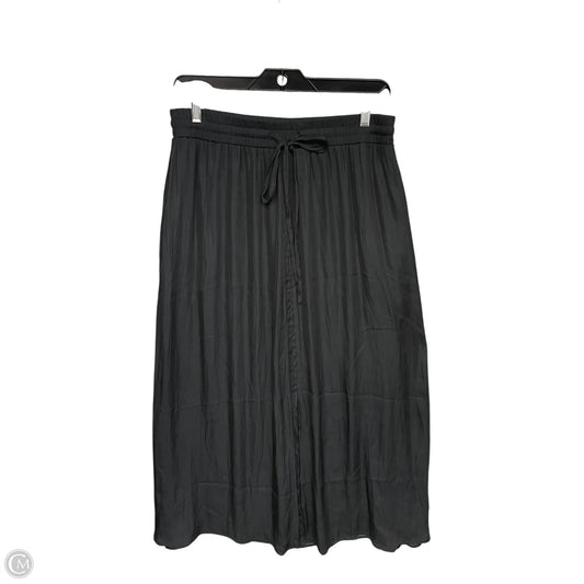 Skirt Midi By Loft In Black, Size: M