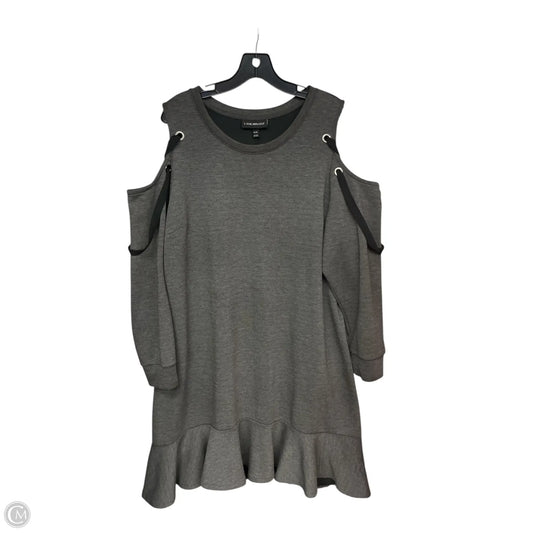 Dress Party Midi By Lane Bryant In Grey, Size: 18