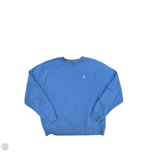 Sweatshirt Luxury Designer By Jordan In Blue, Size: Xl