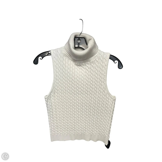 Vest Sweater By Evereve In White, Size: M