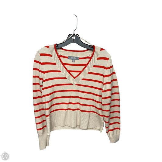 Sweater By Marled In Orange & Tan, Size: S