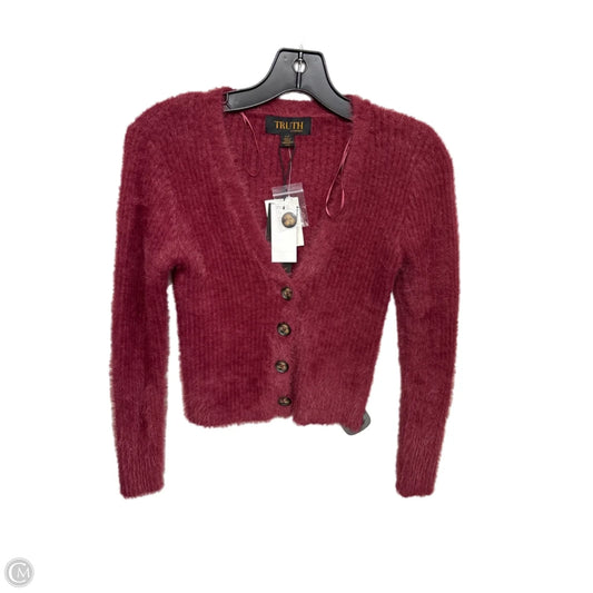 Cardigan By Truth In Red, Size: S
