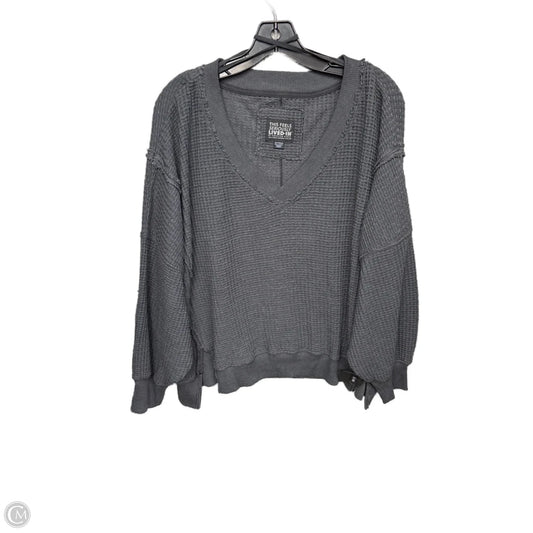 Sweater By American Eagle In Grey, Size: Xs