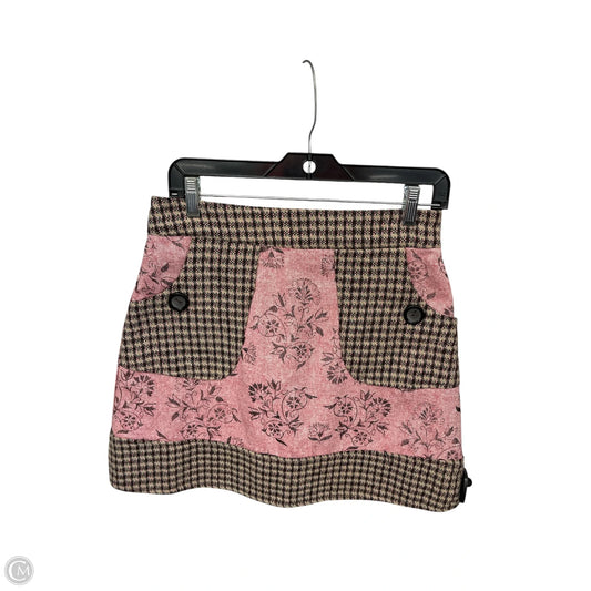 Skirt Midi By Nick And Mo In Purple & Tan, Size: S