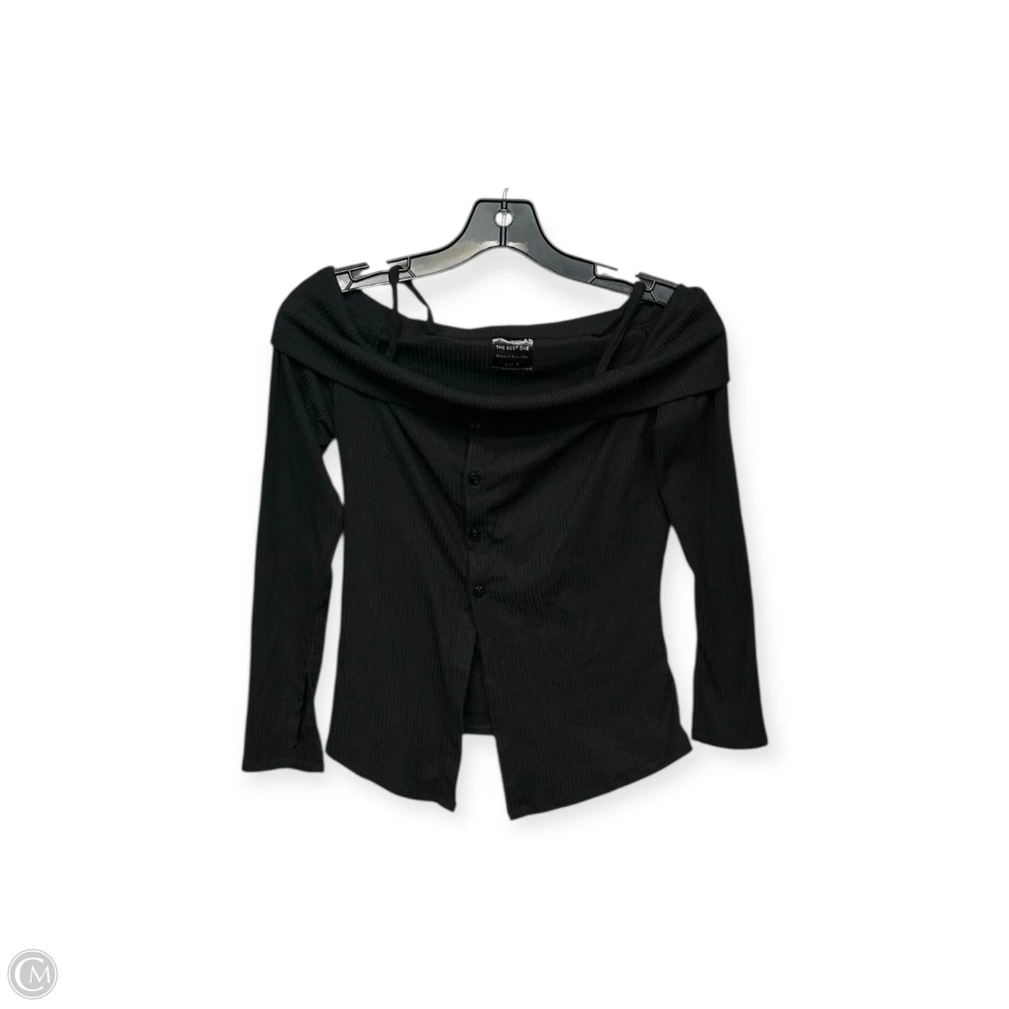 Top Long Sleeve By Clothes Mentor In Black, Size: S