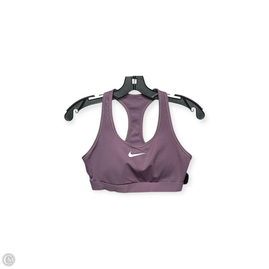 Athletic Bra By Nike Apparel In Purple, Size: S