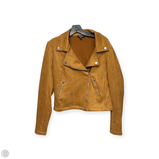 Jacket Moto By Mittoshop In Brown, Size: S