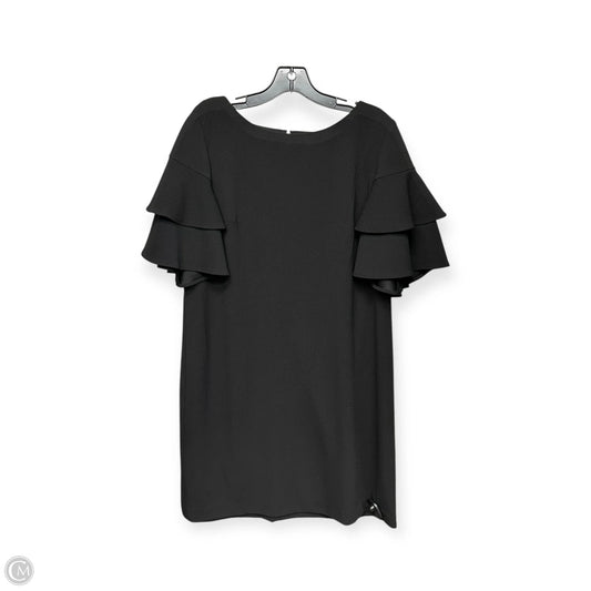 Dress Casual Midi By Calvin Klein In Black, Size: 14