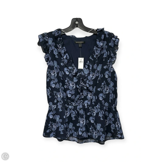 Top Sleeveless By Banana Republic In Blue, Size: M