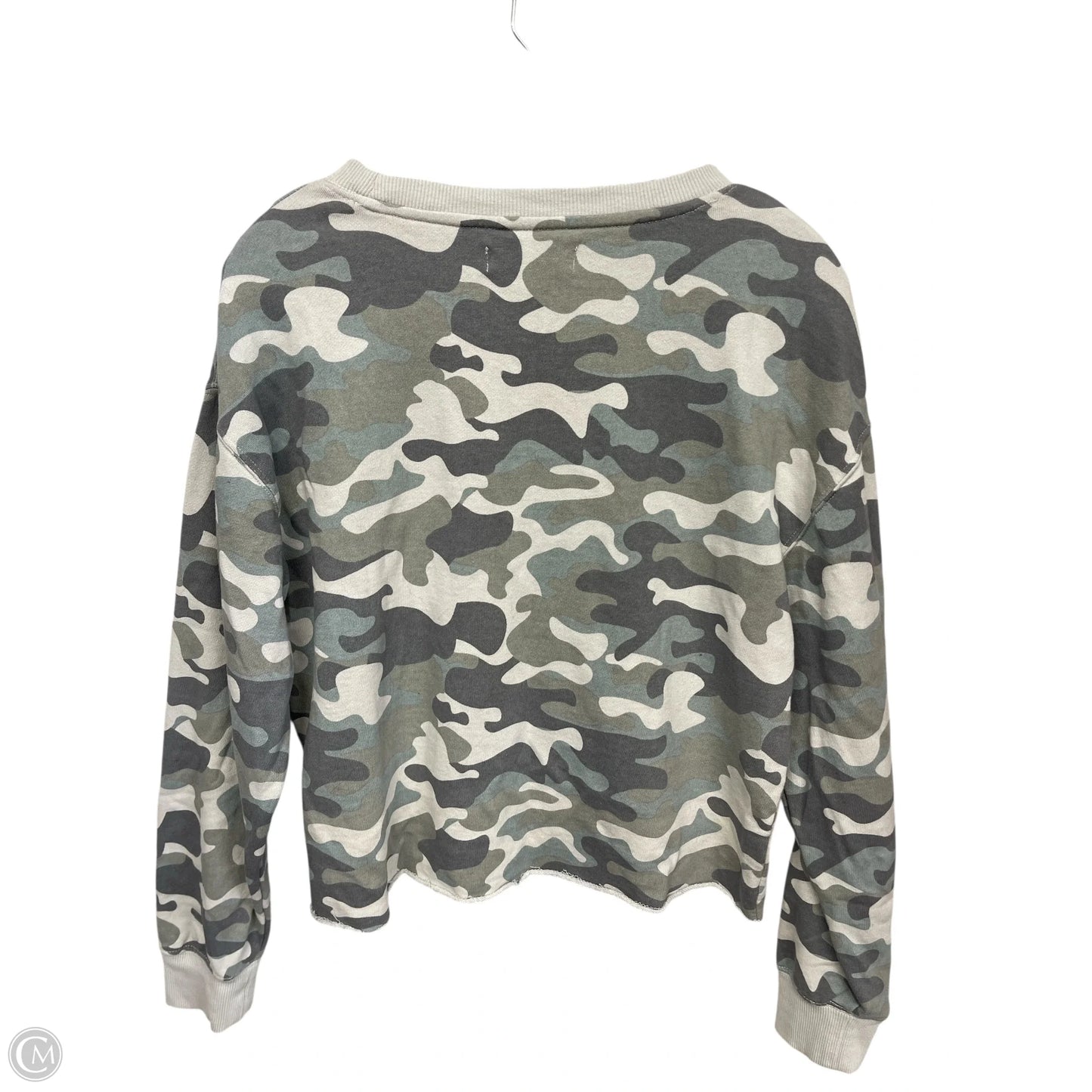 Sweater By Spiritual Gangster In Green & Grey, Size: M