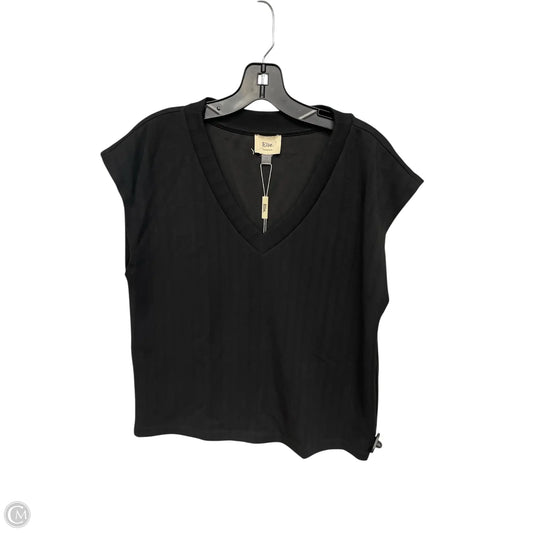 Top Sleeveless By Elliot Lucca In Black, Size: L