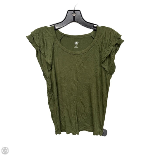 Top Sleeveless By Gap In Green, Size: S