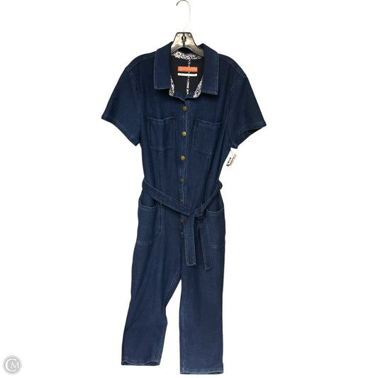 Jumpsuit By Pilcro In Blue, Size: L