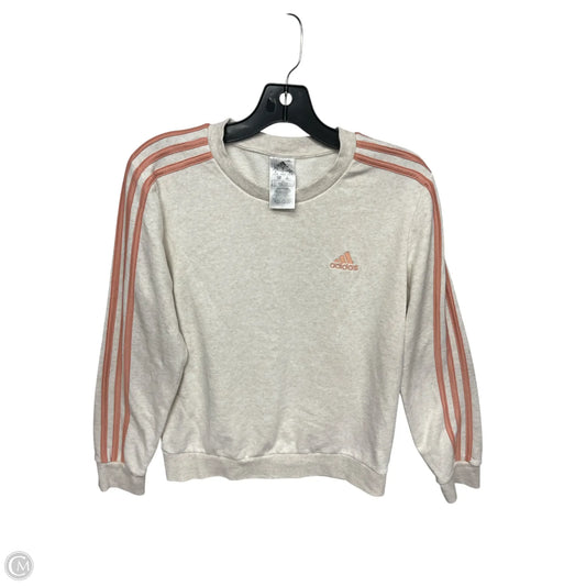 Sweater By Adidas In Cream, Size: S