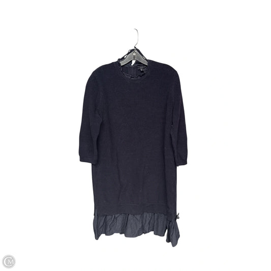 Dress Sweater By Cos In Navy, Size: M