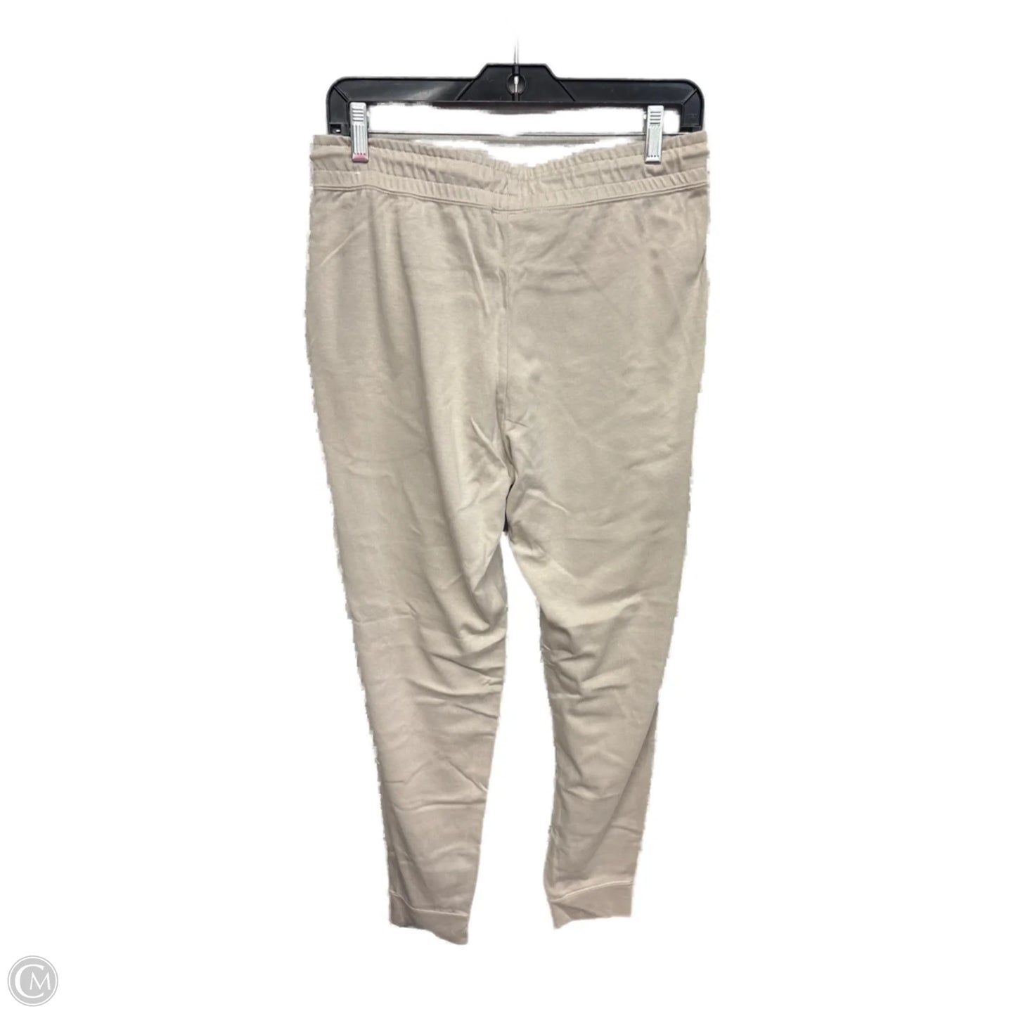 Athletic Pants By Nike Apparel In Cream, Size: M