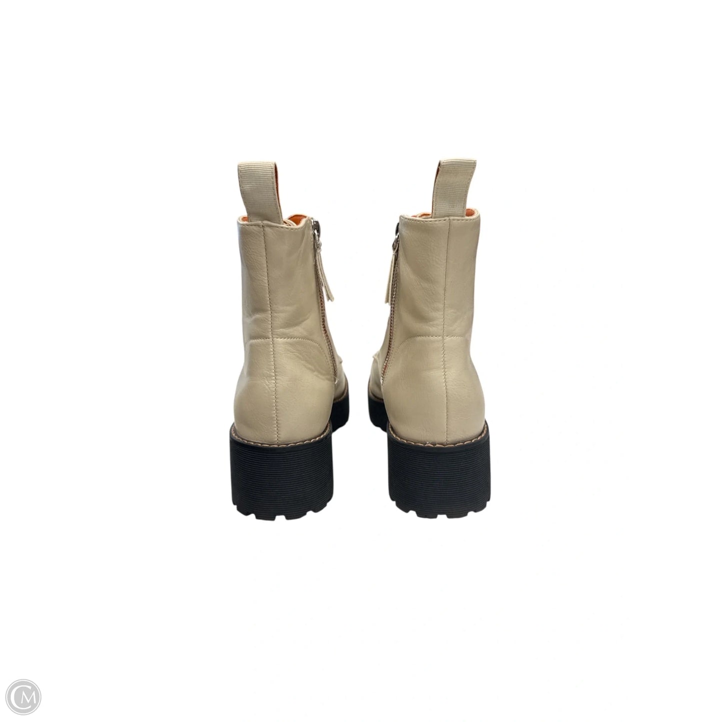 Boots Combat By French Connection In White, Size: 8.5