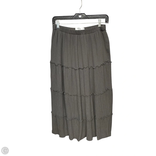 Skirt Maxi By Hollister In Grey, Size: M