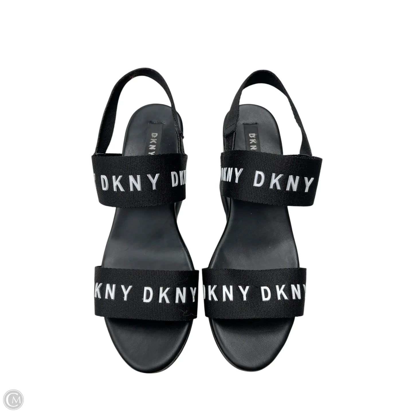 Shoes Heels Wedge By Dkny In Black, Size: 7