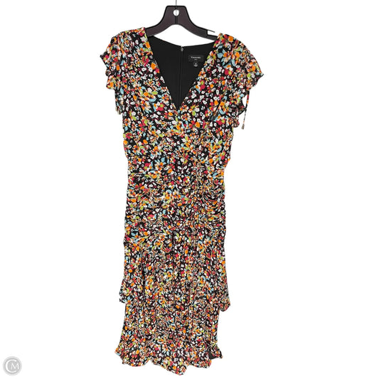 Dress Casual Maxi By Tahari By Arthur Levine In Orange & Red, Size: 4
