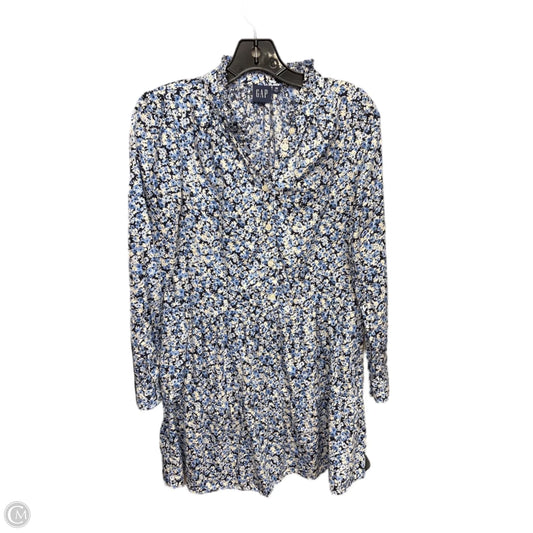 Dress Casual Midi By Gap In Blue, Size: Xs