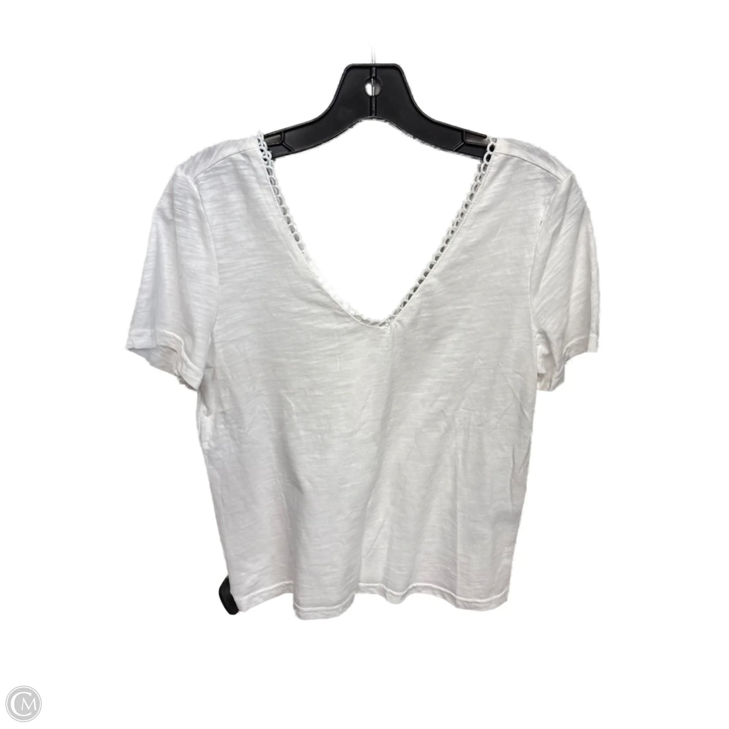 Top Short Sleeve By Shein In White, Size: Xs