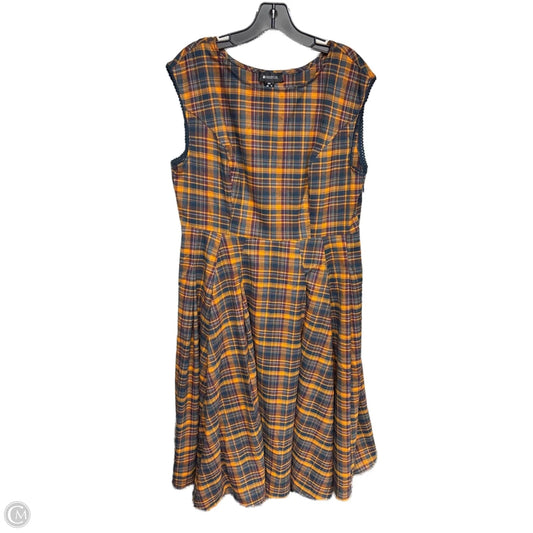 Dress Casual Maxi By Clothes Mentor In Orange, Size: 2x