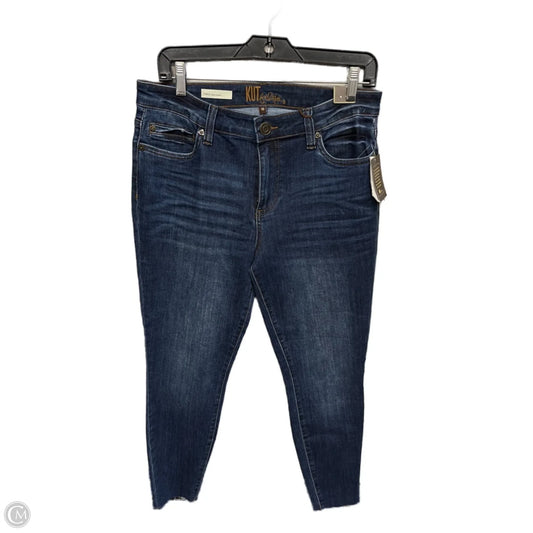 Jeans Skinny By Kut In Blue Denim, Size: 10