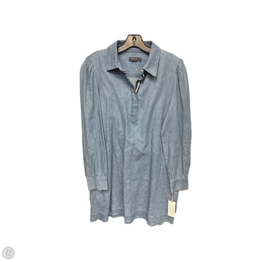 Dress Casual Midi By Vineyard Vines In Blue Denim, Size: M